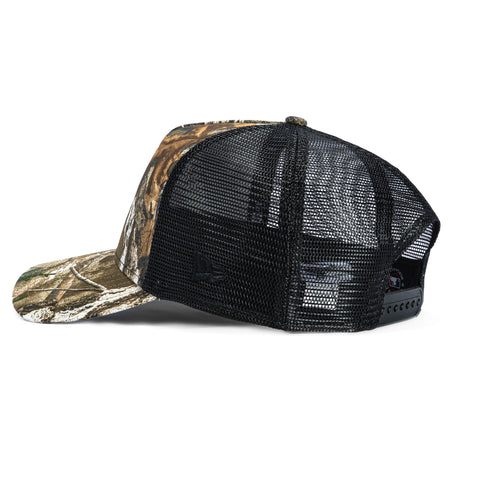 New Era 9Forty A-Frame San Diego Padres Snapback Trucker Hat - Realtree, Black