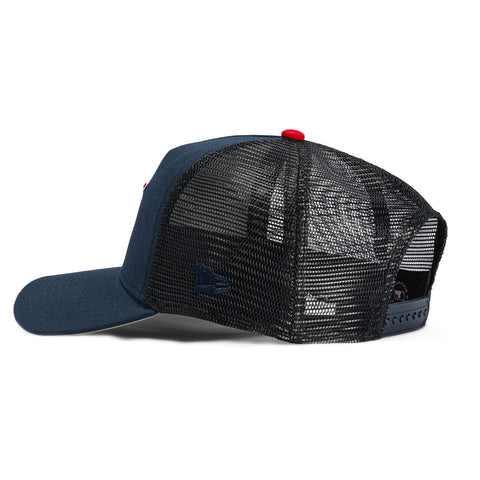 New Era 9Forty A-Frame Chicago Cubs 2025 Alternate Trucker Snapback Hat - Navy