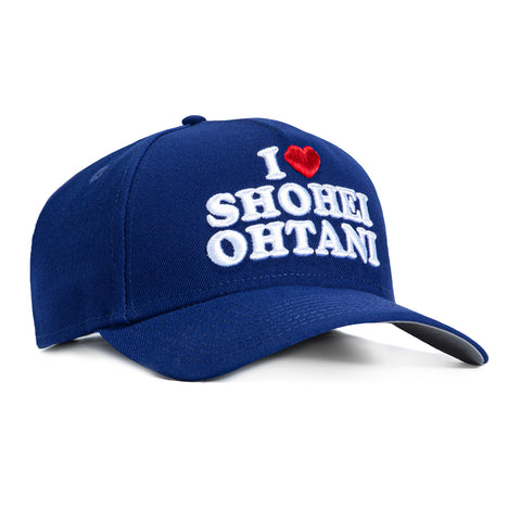 New Era 9Forty A-Frame Los Angeles Dodgers I Heart Shohei Ohtani Hat - Royal New Era