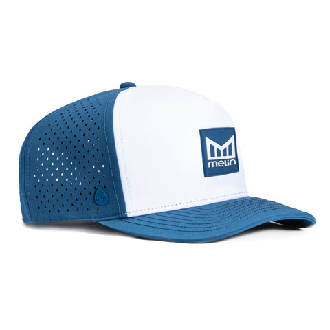 Melin Odysea Stacked Hydro Seaport Collection Snapback Hat - Royal, White Melin