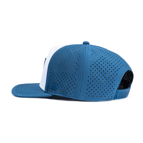 Melin Odysea Stacked Hydro Seaport Collection Snapback Hat - Royal, White Melin