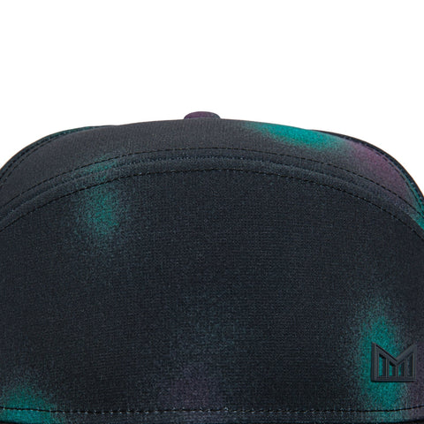 Melin Trenches Icon Hydro Aura Snapback Hat - Black , Teal Melin