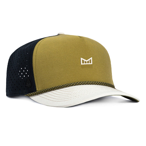 Melin Odysea Hydro Rope Bulls Icon Snapback Hat - Olive, Black Melin