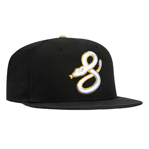 New Era 59Fifty Arizona Diamondbacks City Connect Hat - Black, White, Metallic Gold New Era