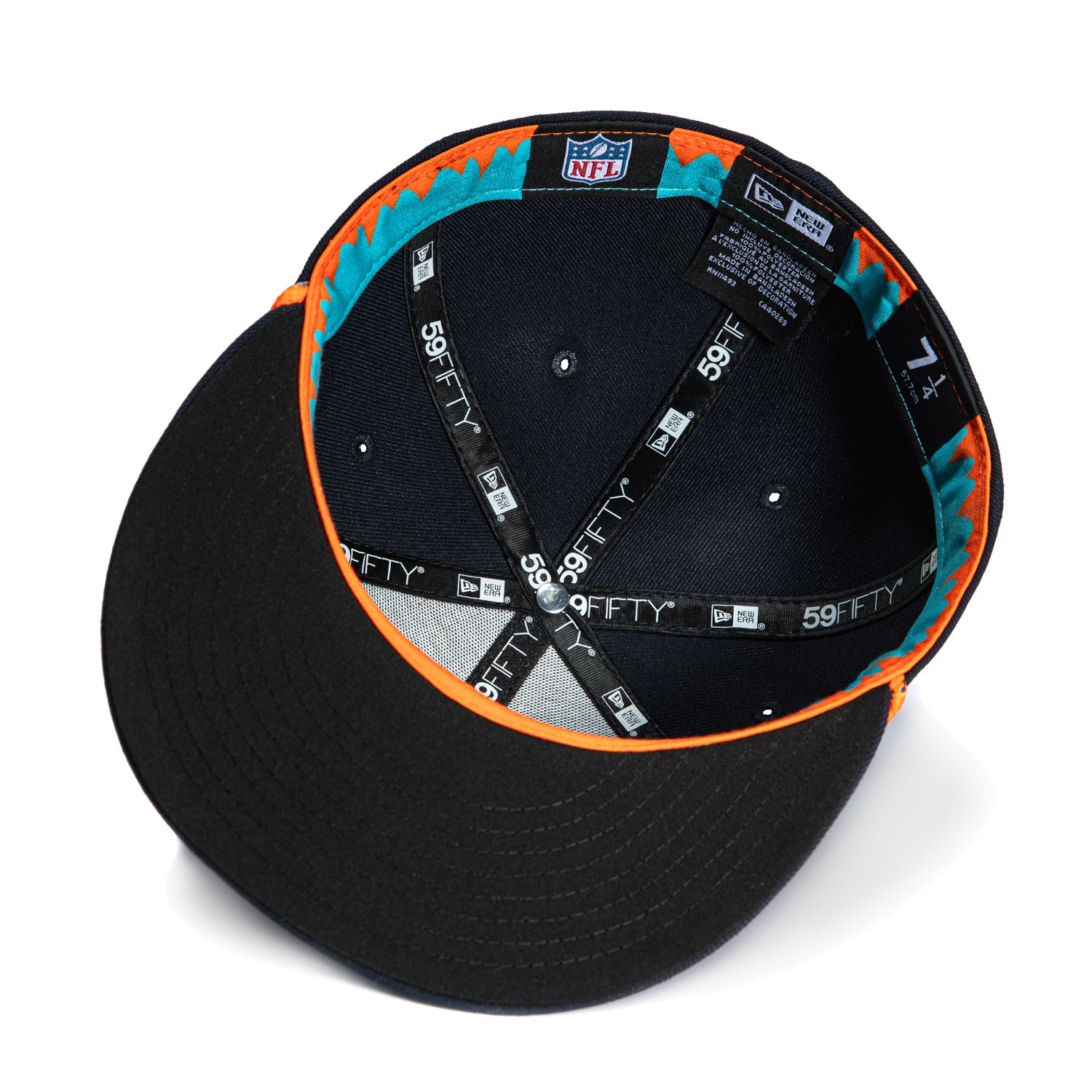 New Era 59Fifty 2025 NFL Rivalries Miami Dolphins Logo Patch Hat