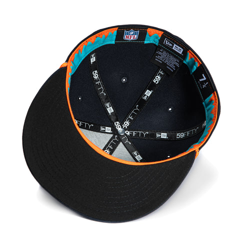 New Era 59Fifty 2025 NFL Rivalries Miami Dolphins Logo Patch Hat - Navy New Era