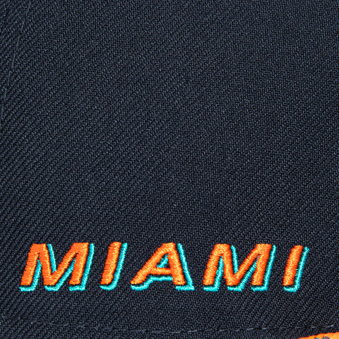 New Era 59Fifty 2025 NFL Rivalries Miami Dolphins Logo Patch Hat - Navy New Era