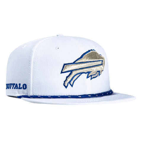 New Era 59Fifty 2025 NFL Rivalries Buffalo Bills Logo Patch Hat - White New Era