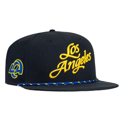 New Era 59Fifty 2025 NFL Rivalries Los Angeles Rams Logo Patch Hat - Navy New Era