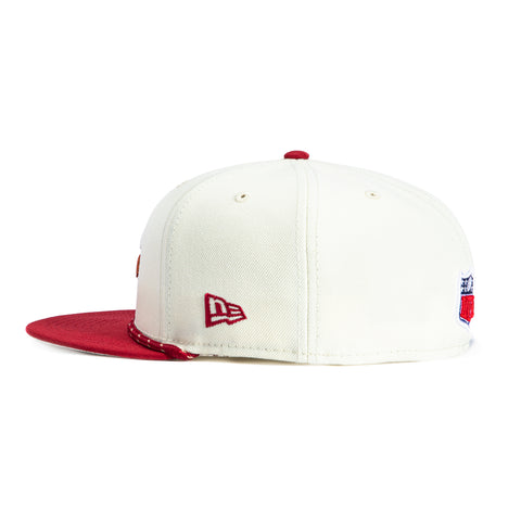 New Era 59Fifty 2025 NFL Rivalries Arizona Cardinals State Logo Patch Hat - Stone, Red New Era