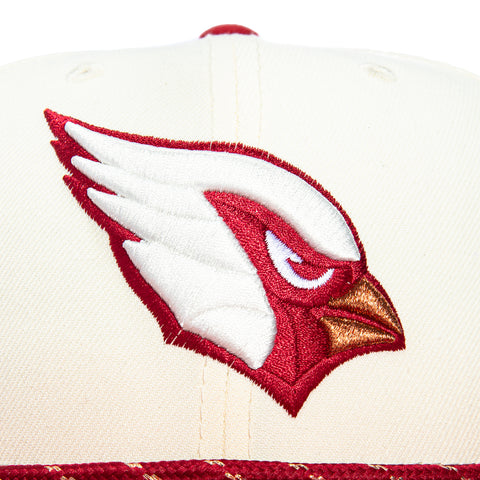 New Era 59Fifty 2025 NFL Rivalries Arizona Cardinals State Logo Patch Hat - Stone, Red New Era