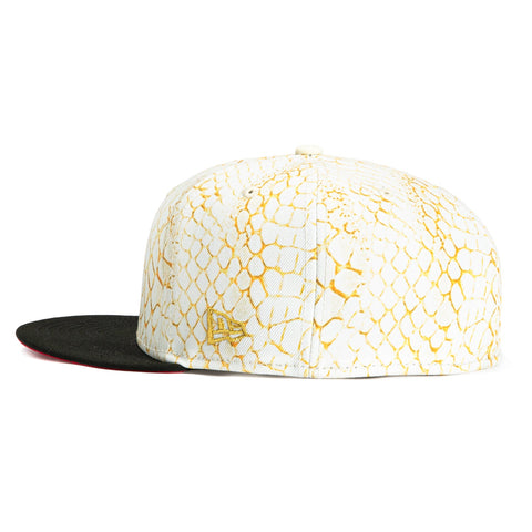 New Era 59Fifty Mamba Day Los Angeles Lakers LA Motion Hat - White, Black New Era