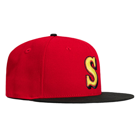 New Era 59Fifty Fireworks Seattle Mariners Hat Red, Black – Hat Club