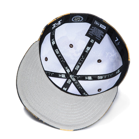 New Era 59Fifty Camo Skin Chicago Blackhawks Hat - Brown