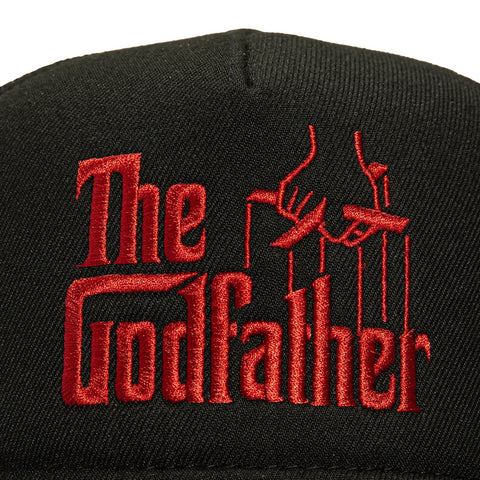 New Era 9Fifty A-Frame Godfather Snapback Trucker Hat - Black, Red New Era