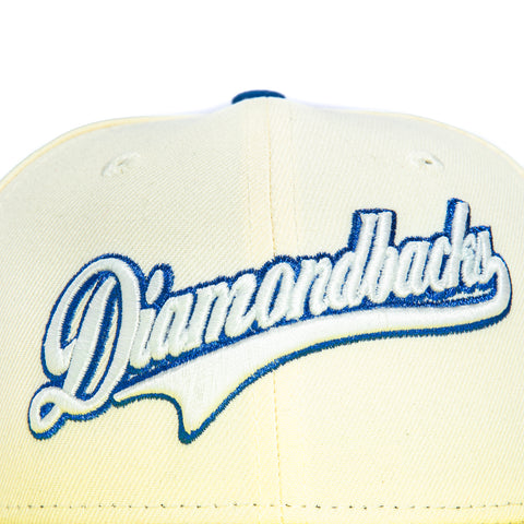 New Era 59Fifty Arizona Diamondbacks Inaugural Patch Light Blue UV Hat - White, Yellow New Era