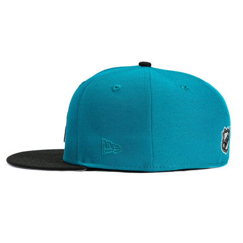 New Era 59Fifty San Jose Sharks 2015 Stadium Series Patch Hat - Teal, Black New Era
