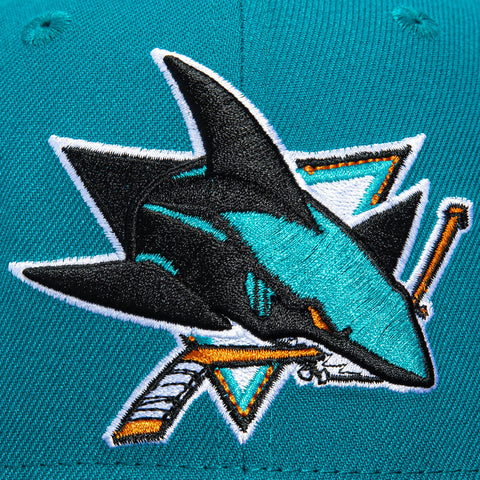 New Era 59Fifty San Jose Sharks 2015 Stadium Series Patch Hat - Teal, Black New Era