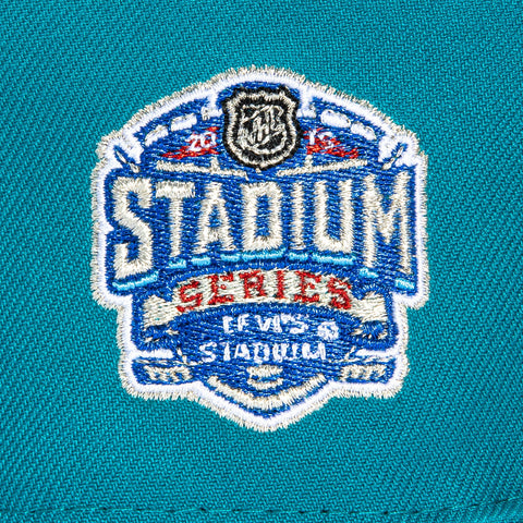 New Era 59Fifty San Jose Sharks 2015 Stadium Series Patch Hat - Teal, Black New Era