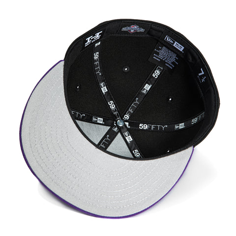 New Era 59Fifty Hartford Yard Goats Thunder Chickens Hat - Black, Purple