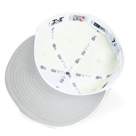 New Era 59Fifty Garden of Eden 2 Los Angeles Dodgers 1963 World Series Patch Gradient Hat - White