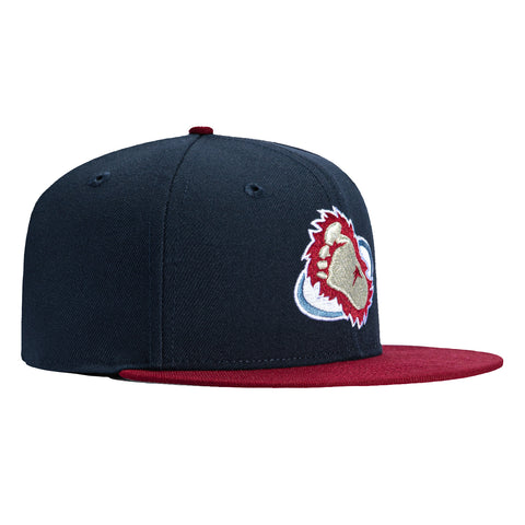 New Era 59Fifty Colorado Avalanche Alternate Hat Navy, Cardinal