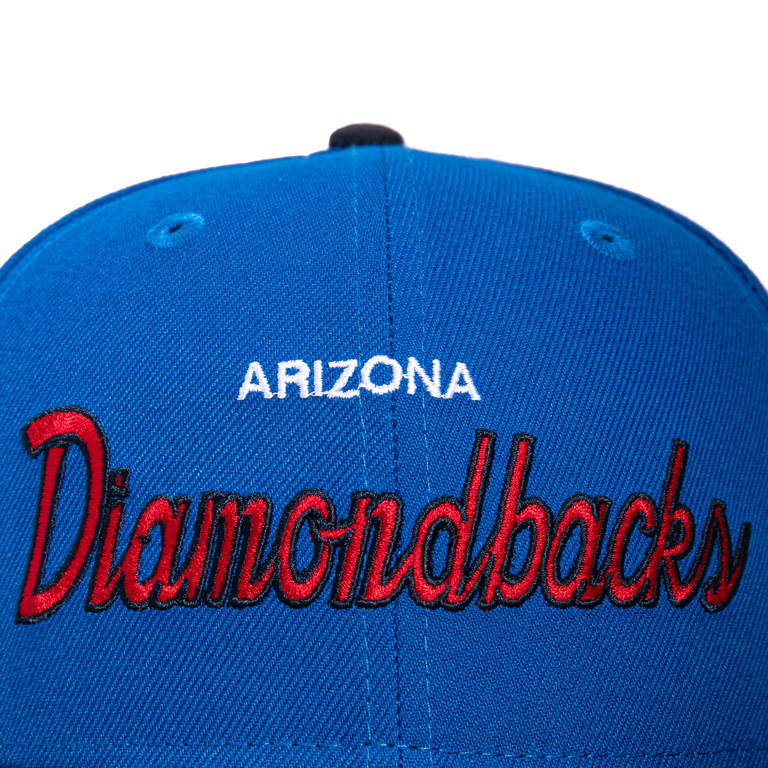 New Era 59Fifty Arizona Diamondbacks Script Hat - Royal, Navy, Red