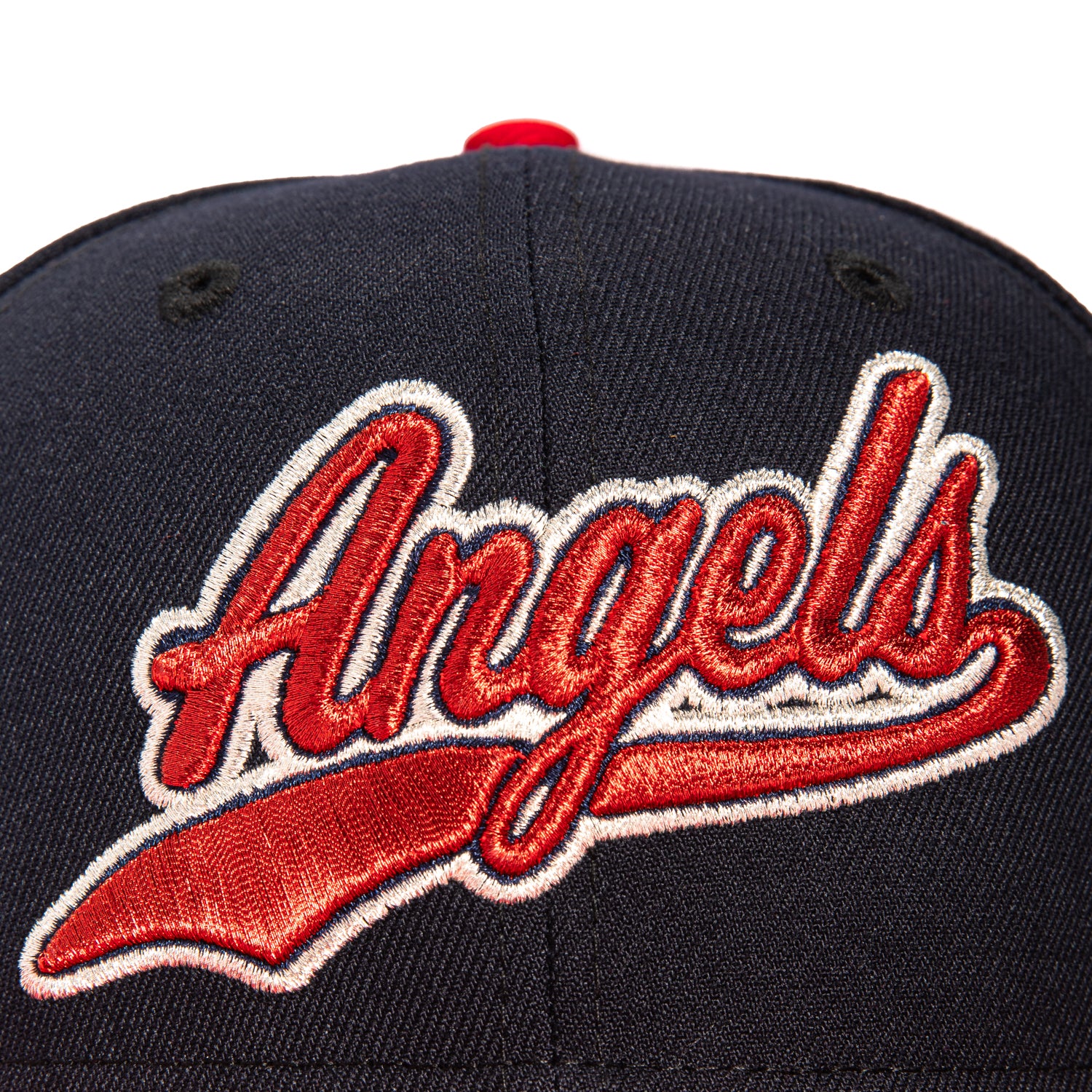 New Era 59Fifty Los Angeles Angels Script Hat - Navy, Red – Hat Club