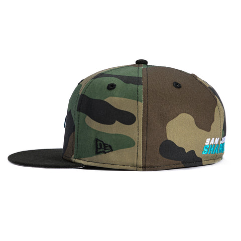 New Era 59Fifty San Jose Sharks SJ Alternate Hat - Camo, Black