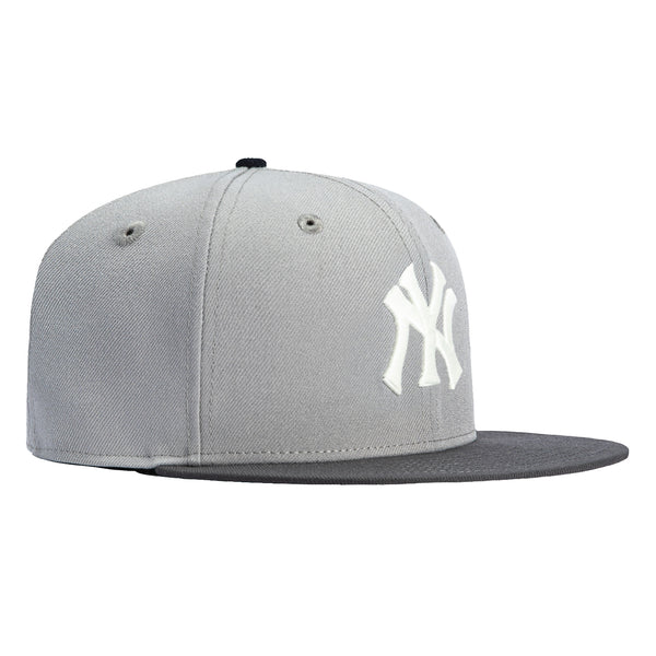 New Era 59Fifty New York Yankees Hat - Grey, Graphite – Hat Club