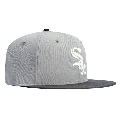New Era 59Fifty Chicago White Sox Hat Grey, Graphite – Hat Club