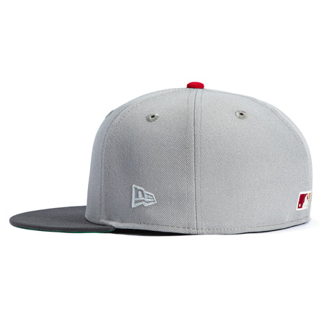 New Era 59Fifty Los Angeles Angels Hat - Grey, Graphite