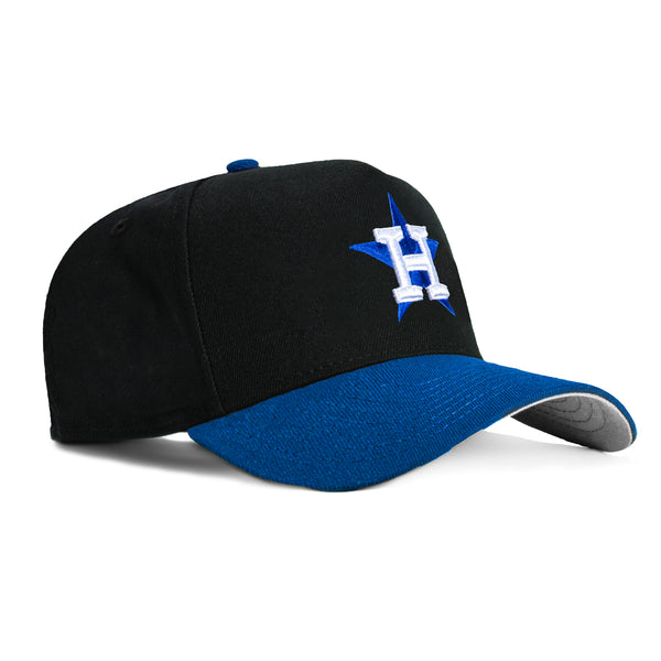 New Era 9Forty A-Frame Houston Astros Snapback Hat Black, Royal