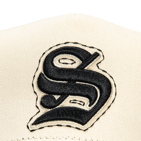 Sworn To Us Poetry in Motion Snapback Hat - Natural, Black Sworn To Us