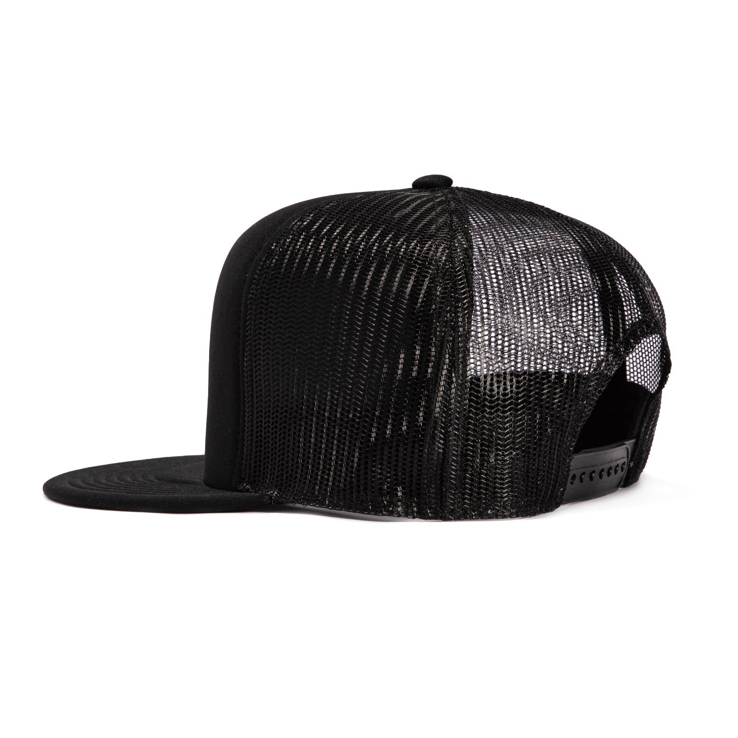 BLACK MESH HAT あご紐付 ブラック, L 59cm NEW ERA（ニューエラ） 正規品 バケット ハット 帽子 バケハ 刺繍 ロゴ