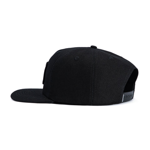Seager Wilson Snapback Hat - Black Seager