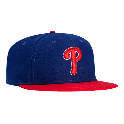 New Era 59Fifty Authentic Collection Philadelphia Phillies Low Profile Alternate Hat - Royal, Red New Era