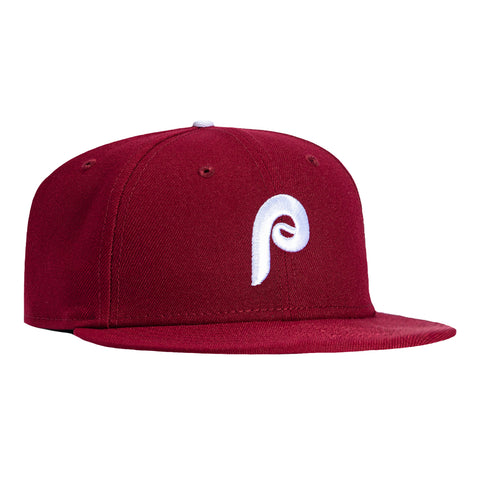 New Era 59Fifty Authentic Collection Philadelphia Phillies Low Profile Alternate 2 Hat - Maroon New Era