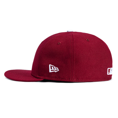 New Era 59Fifty Authentic Collection Philadelphia Phillies Low Profile Alternate 2 Hat - Maroon New Era