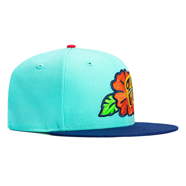 New Era 59Fifty Harrisburg Senators Luau Hat - Mint, Royal – Hat Club