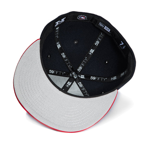 New Era 59Fifty Minnesota Twins Road Hat - Navy, Red New Era