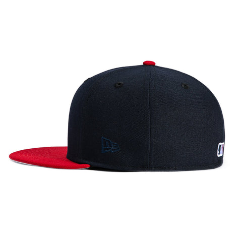 New Era 59Fifty Minnesota Twins Road Hat - Navy, Red New Era