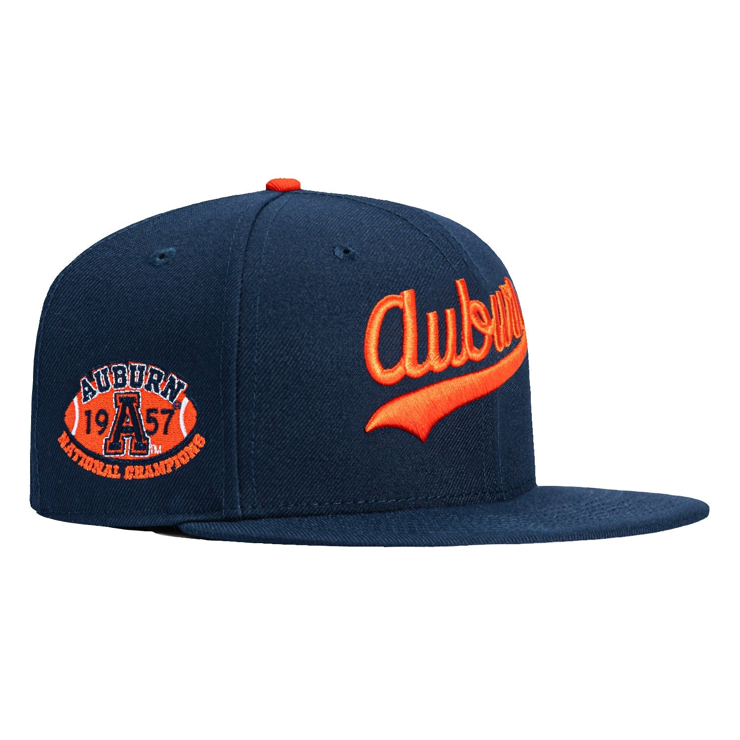 New Era 59Fifty Auburn Tigers 1957 National Champions Patch Script