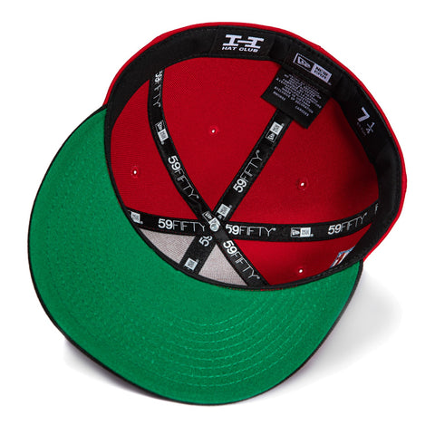 New Era 59Fifty Nebraska Cornhuskers Go Big Red Patch Mascot Hat - Red, Black New Era