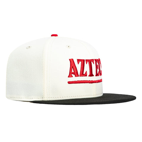 New Era 59Fifty San Diego State Aztecs Word Hat - White, Black New Era