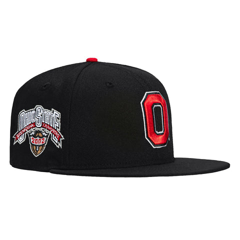 New Era 59Fifty Ohio State Buckeyes 2002 National Champions Patch Hat - Black New Era