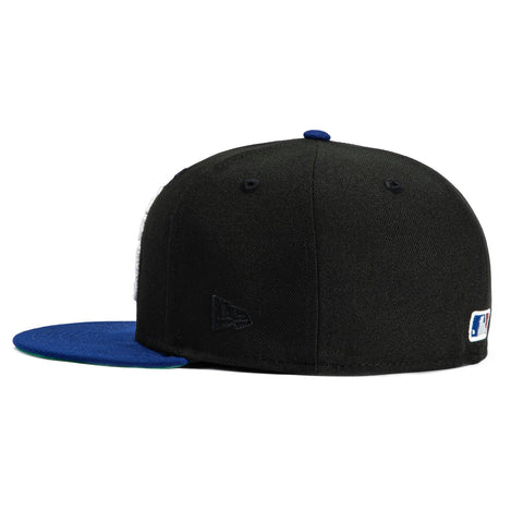 New Era 59Fifty Los Angeles Dodgers Old English Arch Hat - Black, Royal