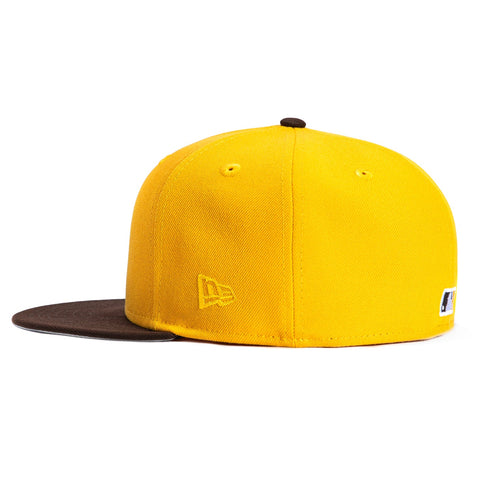 New Era 59Fifty San Diego Padres Hat - Gold, Brown New Era