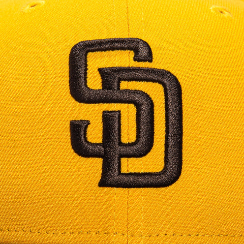 New Era 59Fifty San Diego Padres Hat - Gold, Brown New Era