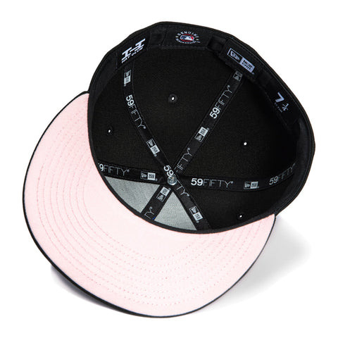 New Era 59Fifty Los Angeles Dodgers Bloom Pink UV Hat - Black